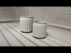 Hand Carve Serat Cement Pot Digunakan untuk Batubara Oven Camping Burner Pemanas