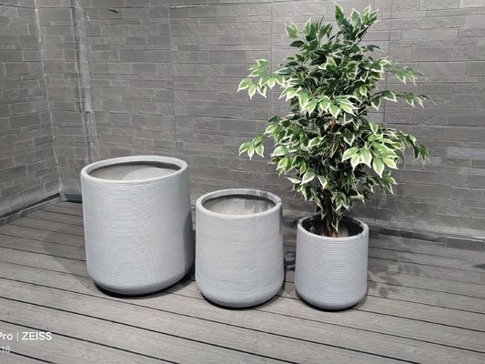 Beli Tanaman Bunga Bulat Serat Biru Tanah Liat Bertahan dengan Drainase online manufacture