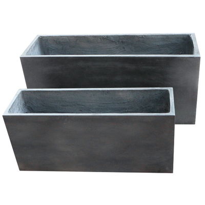 Beli Matte Rectangle Fiber Clay Planter Dengan Lubang Drainase online manufacture
