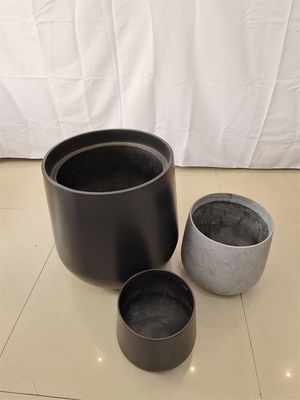 Beli Pot Bunga Serat Kaca Bentuk Bulat Kotak Penanaman GRP untuk Hotel Luar Ruang Dalam Ruang online manufacture