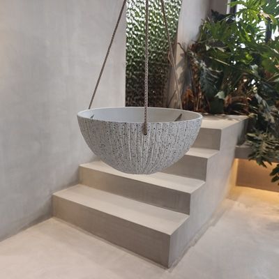 Beli Bulat Plastik Hanging Planters 260*260*120MM Untuk Ruang Indoor / Outdoor online manufacture