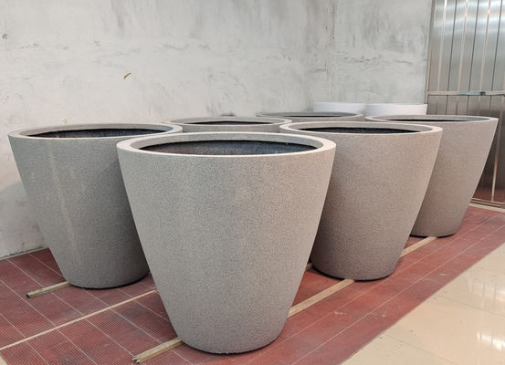 Beli Pot pembibitan serat kaca berwarna bulat dengan lubang drainase online manufacture
