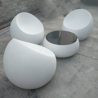 Beli Fiberglass Furniture Fiberglass Resin Meja Set Dalam Warna yang Berkilau online manufacture