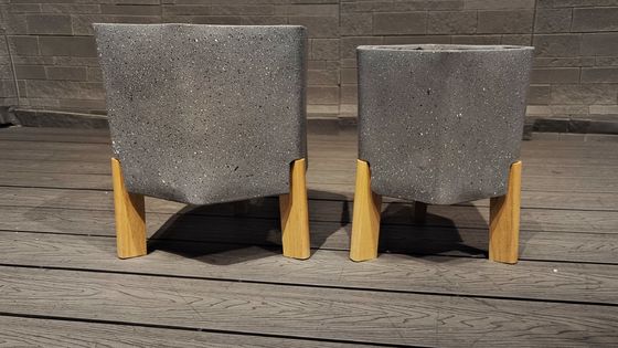 Beli Karakteristik Fiber Clay Planter dengan kaki untuk Taman Hotel Indoor atau Outdoor online manufacture