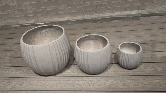 Beli Modern Round Hand Carved Dekorator Penanam untuk Indoor Outdoor Hotel Dekorasi online manufacture