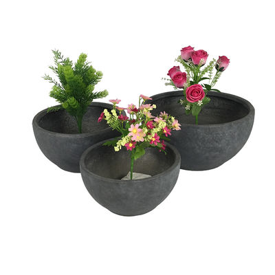 Beli Desain Karakter Fiberclay Planter Frost Resistant Flower Planters Pot Untuk Dekorasi Luar Ruangan online manufacture