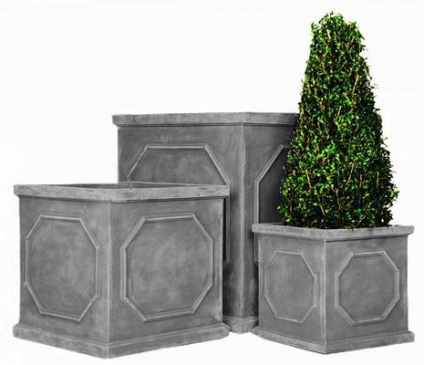 Beli Penanam Bunga Pot Tangan Ukiran Serat Tanah Liat Penanam Dengan Finishing Tangan Ukiran Desain Unik online manufacture