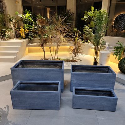 Beli Penanam di luar ruangan dengan bentuk persegi panjang dan tahan es online manufacture