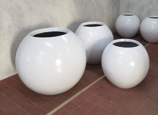 Beli Botol Bunga Serat Kaca Kuat Berat Ringan Kotak Penanaman GRP Untuk Dekorasi Dalam Ruang Luar Ruang online manufacture