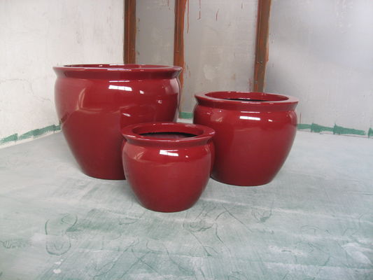 Beli Fiberglass Plant Pot Dengan Berbagai Ukuran Fiberglass Flower Planters Matte Finished Disesuaikan online manufacture