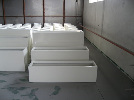 Beli Stok besar tanaman serat kaca pot tanaman bunga serat kaca Matte Glossy Finished online manufacture