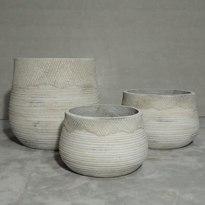 Beli Indoor Outdoor Garden GRC Planter Pots tahan lama dan serbaguna untuk tanaman bunga / hijau online manufacture