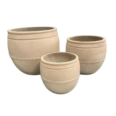 Beli Pot penanam GRC yang dapat disesuaikan Tetap 5-6 Tahun Di Luar Ruang Permukaan Tekstur Tahan Es online manufacture