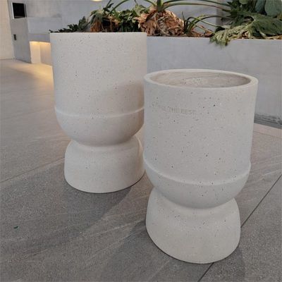 Beli Modern Style Serat Semen Pot Frost Resistant Weatherproof Untuk Dekorasi Luar online manufacture