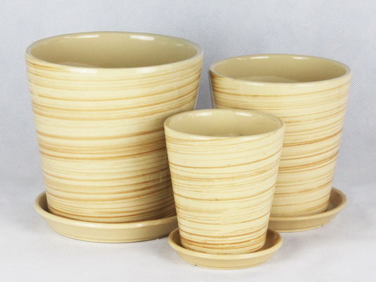 Beli Kontainer Keramik Kerajinan Tangan Ukuran Tunggal Pengolahan Air untuk Tanaman Bunga online manufacture