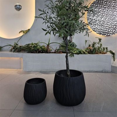Beli Fiber Clay Planter D370*H330mm 7-8 Tahun Waktu Hidup Di Dalam Ruang Untuk Oven Batubara / Barbecue Camping Burner online manufacture