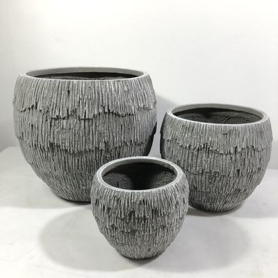 Beli Pot Taman Serat Semen yang Disesuaikan Tahan Es Untuk Ruang Taman online manufacture