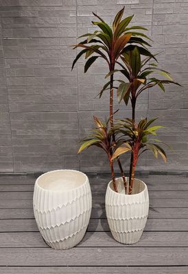 Beli Ruang Indoor dan Outdoor Fiberclay Planter dengan Durasi Hidup yang Lama Simpan 5-6 Tahun online manufacture