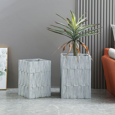 Beli Taman yang Luar Biasa Dengan Penanam Tanah Limbah Serat tahan lama kami D440*390MM online manufacture
