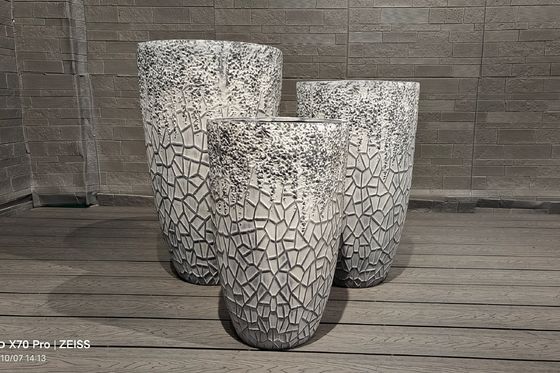 Beli Tekstur Permukaan Fiber Clay Planter 7-8 Tahun Masa Hidup Di Dalam Ruang Digunakan untuk Oven Batubara / Panas Camping Burner Pemanas / Barbecue online manufacture