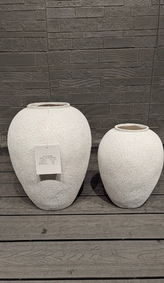 Beli Drainage Holes in Round Fiber Cement Pot A Must-Have for Plant Lovers online manufacture