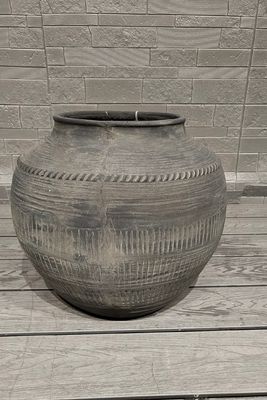 Beli Dekorasi dalam ruangan Fiber Clay Planter Hand Carve Finishing With Charcoal Oven / Warmer Camping Burners Heater / Barbecue online manufacture