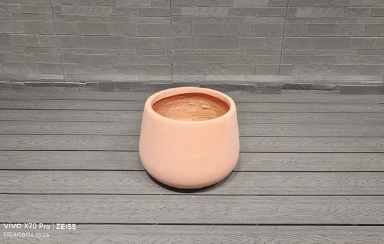 Beli Warna Terakota - Terinspirasi Pot Luar Ruangan Fiber Clay Bulat Desain Lanskap Arsitektur online manufacture