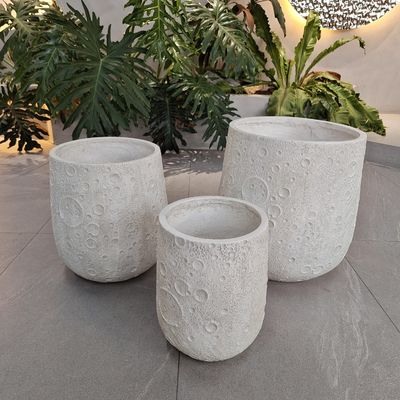 Fiber Clay Planter Ringan Untuk Dekorasi Taman Rumah Dalam Dan Luar Ruangan