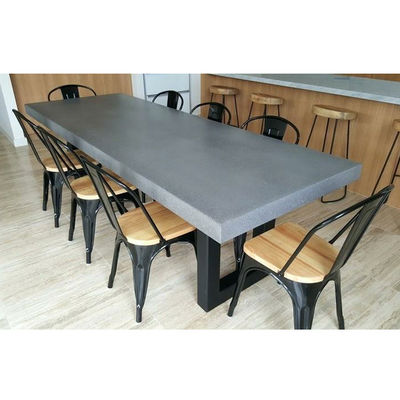 Furnitur semen yang disesuaikan Meja ruang tamu Furnitur beton Meja samping Meja kopi beton bulat modern