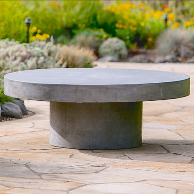 Fiber Cement Outdoor Furniture GRC Meja Beton Dengan Kaki Kuat