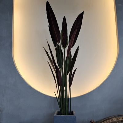 Lifelike 140CM Faux Bird Of Paradise Pohon Tanaman Artifisial Untuk Indoor / Outdoor