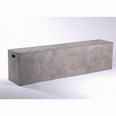 Meja resin GRC yang disesuaikan furnitur beton luar untuk taman teras dan kolam renang