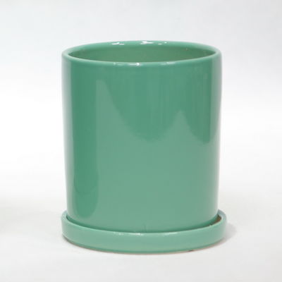 Pot Keramik Glossy Modern Ringan Untuk Dekorasi Dalam Ruang