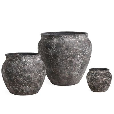 Modern Ringan Waterproof GRC Planter Pot UV dan Frost Resistant Beton Planters untuk Indoor dan Outdoor