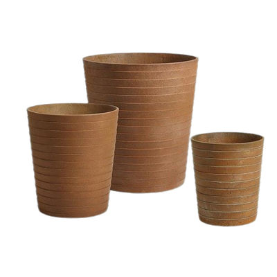 Elegant Hand Carved Fiber Cement Planters Untuk Indoor Outdoor Garden Plant