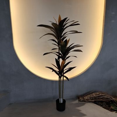 Plastik Tumbuhan buatan hijau Indoor / Outdoor Bunga buatan 140cm