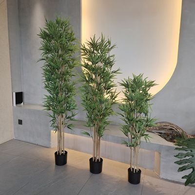 Pohon Bambu buatan X 7 Tanaman Plastik Tahan UV 120-180CM