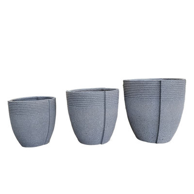 Fiberclay Planter untuk Oven Batubara dan Barbecue Camping Burner tanpa lubang drainase