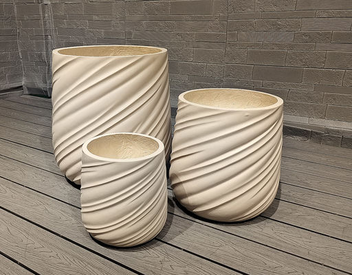 Fiberclay Planter D380*H520 Untuk Oven Batubara / Pemanas / Pemanas / Grill / Camping Burner / Oven Batubara