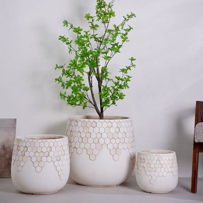 Pot Bunga Ramah Lingkungan Kecil Dekorasi Rumah Drainase untuk Penanaman Indoor / Outdoor Desktop / Garden Design Pack Box untuk penggunaan sehari-hari