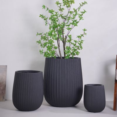Petani Luar Ruang Kecil dan Bunga Indoor Vase Dekorasi Rumah Pot Beton dengan Drainase untuk Desktop / Taman Desain Pack Box