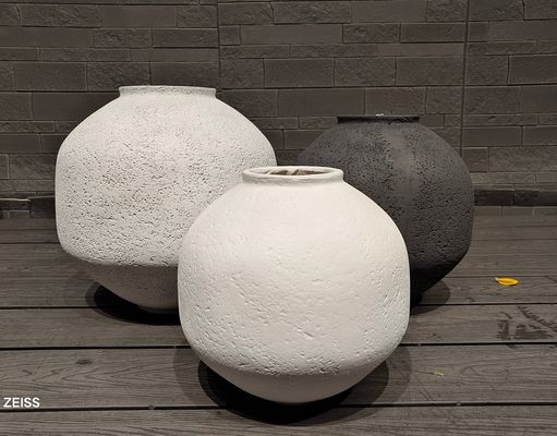 Fiber Clay Planter dan Lubang Drainase yang Disesuaikan